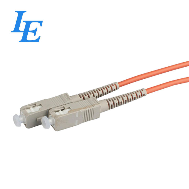 LE Simplex Patch Cord High Return Loss , High Stability Optical Cable Cord