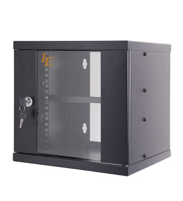 Compact Server Rack Cabinet 10 Inch Single Section Wall Mount Mini Cabinet Designed for Secure Storage and Space Utilization