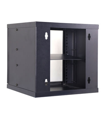 Compact Server Rack Cabinet 10 Inch Single Section Wall Mount Mini Cabinet Designed for Secure Storage and Space Utilization