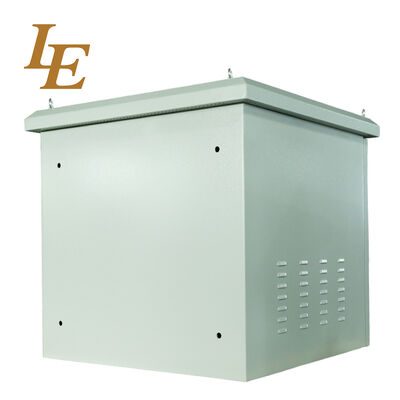 19inch IP54 IP65 Outdoor Metal Cabinet Enclosure Dust And Water Resistance Enclosure With 2 Fans Cooling