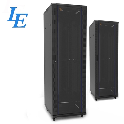 SPCC 22U 잠금 네트워크 바닥 서있는 캐비닛 냉 laminated 강철 재료