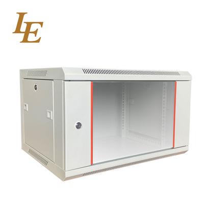 19인치 4U 6U 9U 12U 600mm 너비 RAL7035 회색 RAL9004 검은색 단일 섹션 IT 네트워크 캐비닛 벽에 장착 된 랙 장식 스트립과 네트워크 솔루션