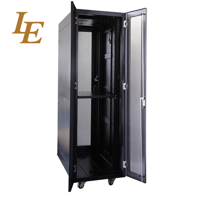 32U 800mm 깊이 SPCC 냉 laminated 강철 재료 네트워크 캐비닛 두 개의 개방 문