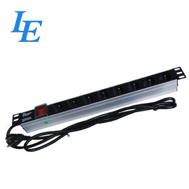 네트워크 내각 DIN49441 16A 소켓 기준을 위한 8개의 항구 서버 선반 PDU 220/250V