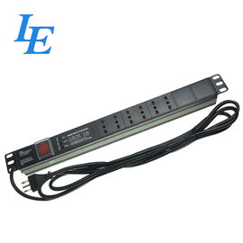 1u 6 방법 선반 산 네트워크에 의하여 처리되는 Pdu 네트워크 선반 Pdu 2 미터 연