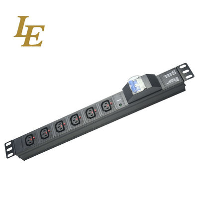 19 인치 1u 국제전기기술위원회 C13 타입 랙 Pdu 범용 소켓