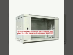19 인치 월 마운트 네트워크 장비 RAL7035를 위한 유리 문과 서버 랙 캐비닛