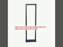 오픈 프레임 19 인치 랙 네트워크 랙 42U 오픈 랙 두 우편 서버 랙
